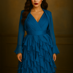 Blue Party Dress