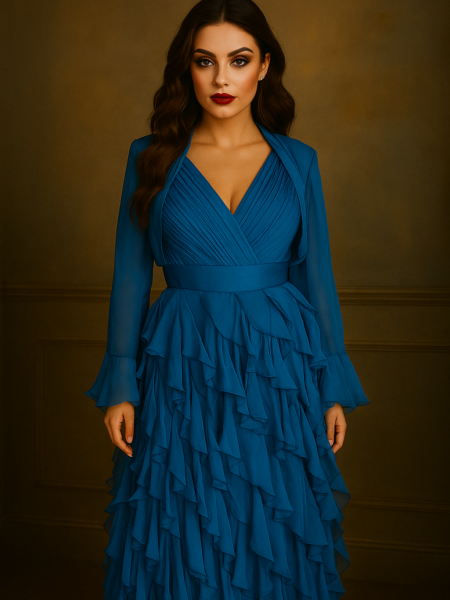 Blue Party Dress