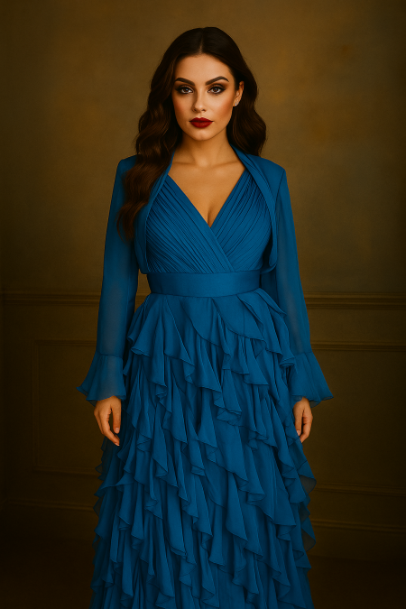 Blue Party Dress