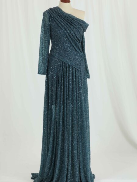 Shiny Green Party Dress