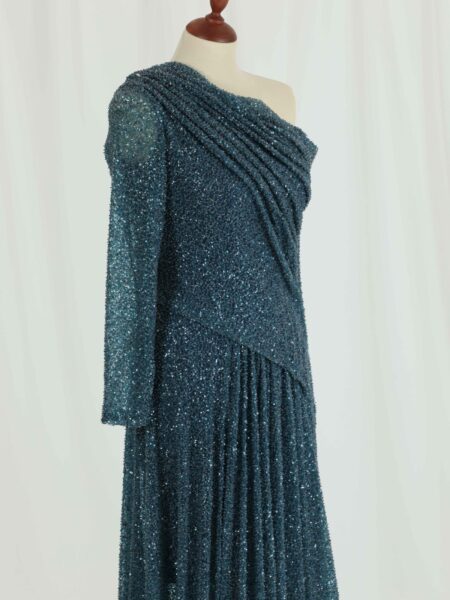 Shiny Green Party Dress
