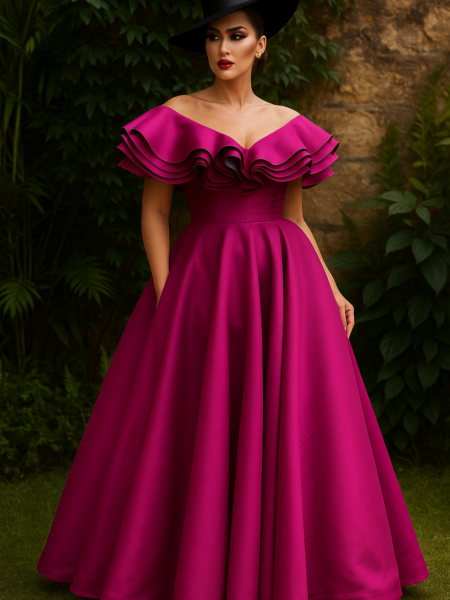 Magenta Party Dress