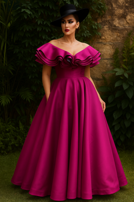 Magenta Party Dress