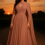 Peach Party dress