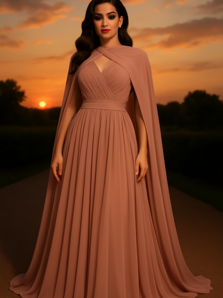 Peach Party dress