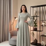 Elegant Sage Green Gown