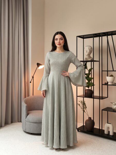 Elegant Sage Green Gown