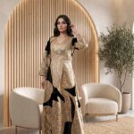 A Golden Traditional Couture