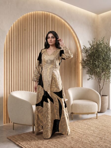 A Golden Traditional Couture