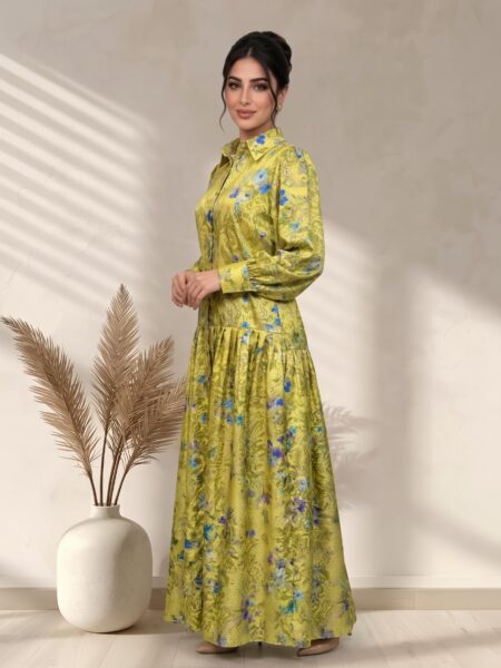 Elegant Floral Maxi Dress